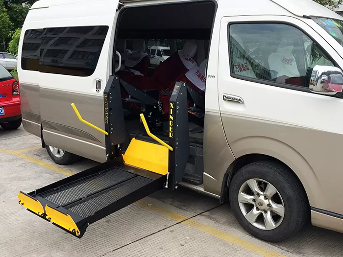 Prinsip kerja lif kerusi roda Van